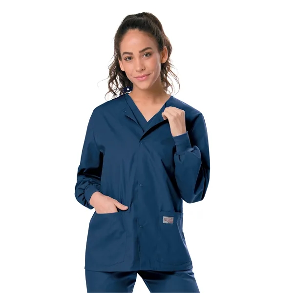 Landau Unisex Warmup Jacket with Knit Cuffs... from ASI 86018 Scrub Authority / Uniform Stores