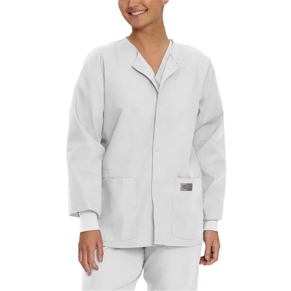 Landau Unisex Warmup Jacket with Knit Cuffs... from ASI 86018 Scrub Authority / Uniform Stores