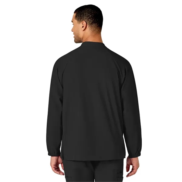 WonderWink W123 Men's Zip Front Warm Up Jacket... from ASI 86018 Scrub Authority / Uniform Stores
