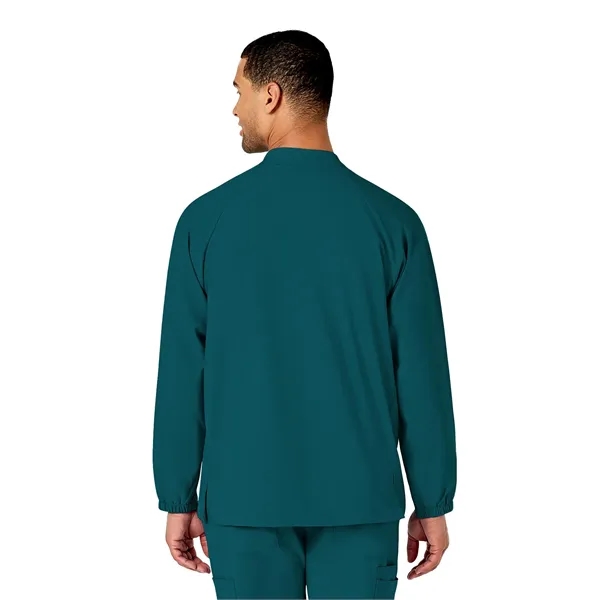 WonderWink W123 Men's Zip Front Warm Up Jacket... from ASI 86018 Scrub Authority / Uniform Stores