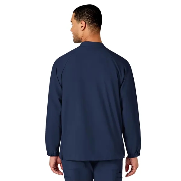 WonderWink W123 Men's Zip Front Warm Up Jacket... from ASI 86018 Scrub Authority / Uniform Stores