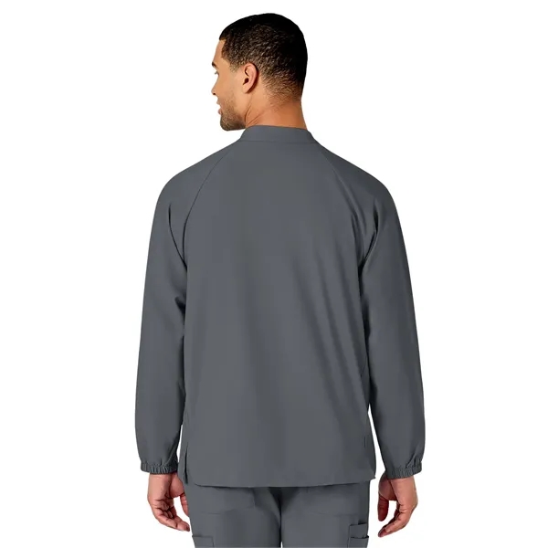 WonderWink W123 Men's Zip Front Warm Up Jacket... from ASI 86018 Scrub Authority / Uniform Stores