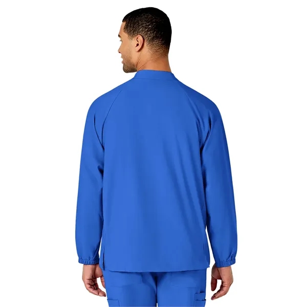 WonderWink W123 Men's Zip Front Warm Up Jacket... from ASI 86018 Scrub Authority / Uniform Stores