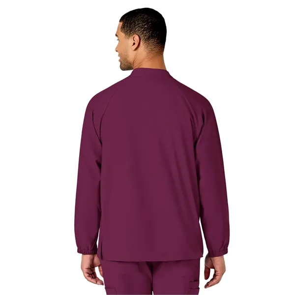 WonderWink W123 Men's Zip Front Warm Up Jacket... from ASI 86018 Scrub Authority / Uniform Stores