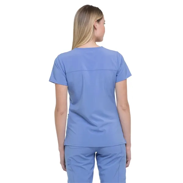 Dickies EDS Essentials Women's Mock Wrap Top... from ASI 86018 Scrub Authority / Uniform Stores