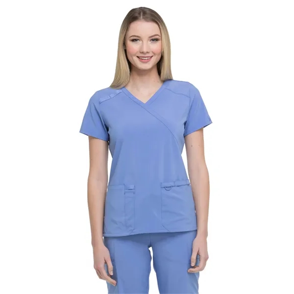 Dickies EDS Essentials Women's Mock Wrap Top... from ASI 86018 Scrub Authority / Uniform Stores