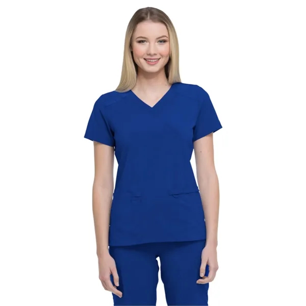 Dickies EDS Essentials Women's Mock Wrap Top... from ASI 86018 Scrub Authority / Uniform Stores