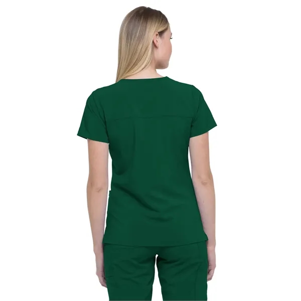 Dickies EDS Essentials Women's Mock Wrap Top... from ASI 86018 Scrub Authority / Uniform Stores
