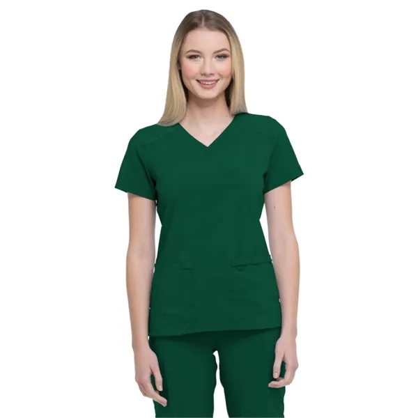Dickies EDS Essentials Women's Mock Wrap Top... from ASI 86018 Scrub Authority / Uniform Stores