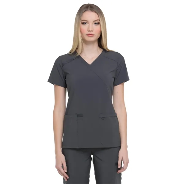 Dickies EDS Essentials Women's Mock Wrap Top... from ASI 86018 Scrub Authority / Uniform Stores