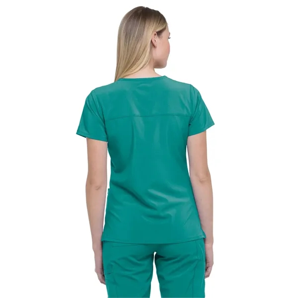Dickies EDS Essentials Women's Mock Wrap Top... from ASI 86018 Scrub Authority / Uniform Stores