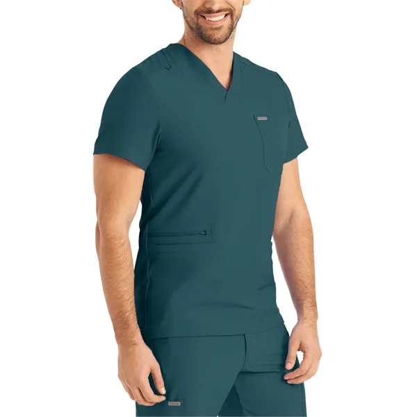 Landau Forward Men's V-Neck Top... from ASI 86018 Scrub Authority / Uniform Stores