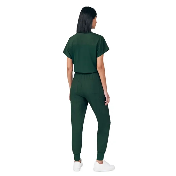 Landau - Forward - Women's 8-Pocket Cargo Jumpsuit... from ASI 86018 Scrub Authority