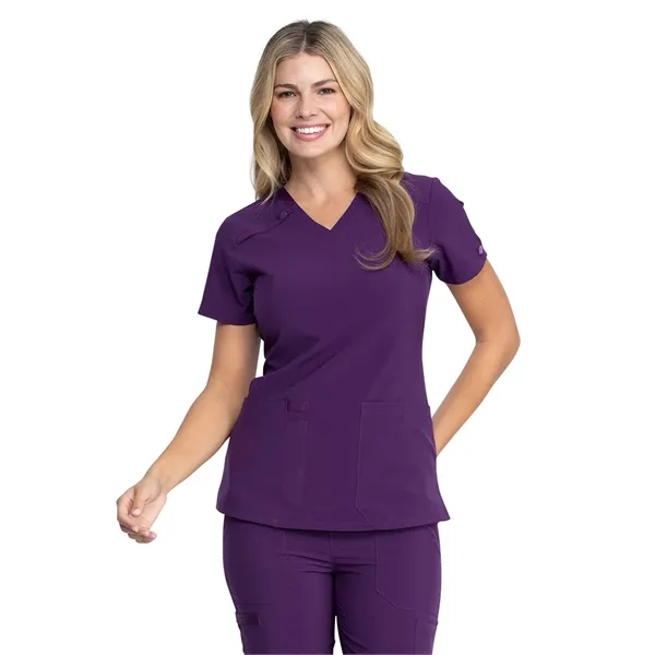 Dickies EDS Essentials Women's V-Neck Top... from ASI 86018 Scrub Authority / Uniform Stores