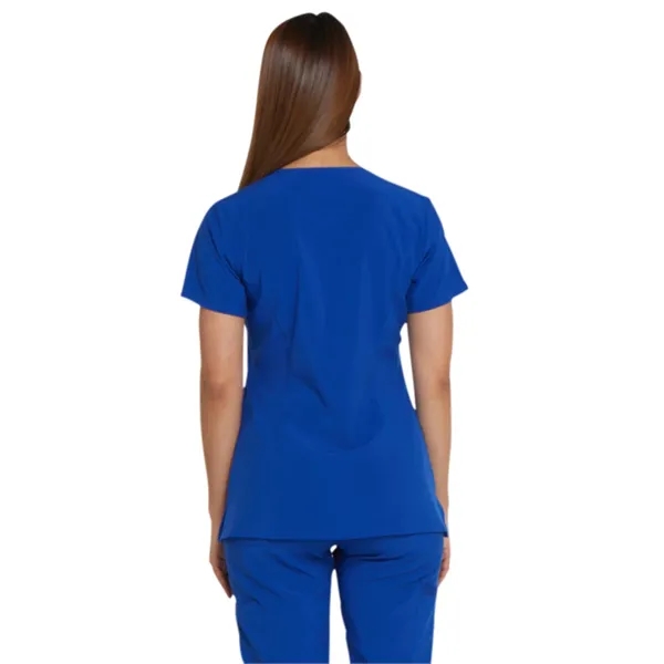 Dickies EDS Essentials Women's V-Neck Top... from ASI 86018 Scrub Authority / Uniform Stores