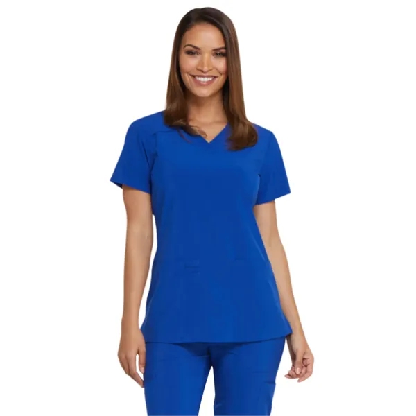 Dickies EDS Essentials Women's V-Neck Top... from ASI 86018 Scrub Authority / Uniform Stores