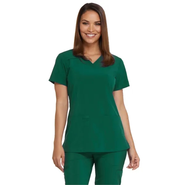 Dickies EDS Essentials Women's V-Neck Top... from ASI 86018 Scrub Authority / Uniform Stores