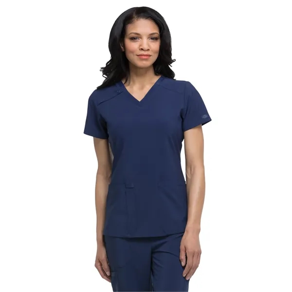 Dickies EDS Essentials Women's V-Neck Top... from ASI 86018 Scrub Authority / Uniform Stores