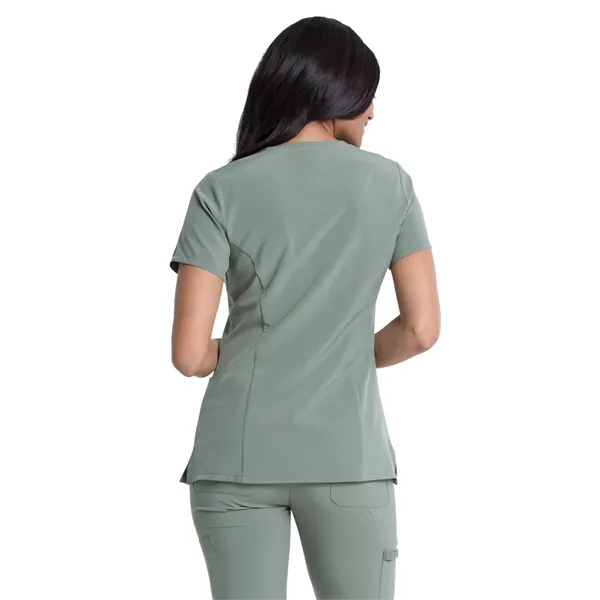 Dickies EDS Essentials Women's V-Neck Top... from ASI 86018 Scrub Authority / Uniform Stores