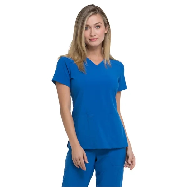Dickies EDS Essentials Women's V-Neck Top... from ASI 86018 Scrub Authority / Uniform Stores