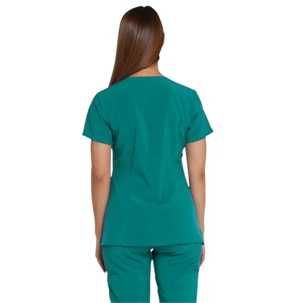 Dickies EDS Essentials Women's V-Neck Top... from ASI 86018 Scrub Authority / Uniform Stores