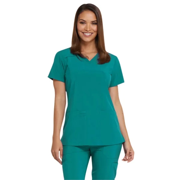 Dickies EDS Essentials Women's V-Neck Top... from ASI 86018 Scrub Authority / Uniform Stores