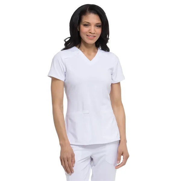 Dickies EDS Essentials Women's V-Neck Top... from ASI 86018 Scrub Authority / Uniform Stores