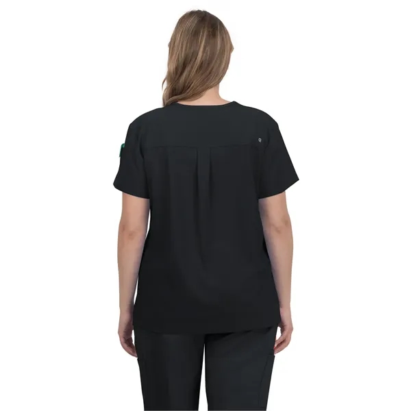 koi - Cureology - Women's 2-Pocket V-Neck Tuck-In Aura Sc...... from ASI 86018 Scrub Authority / Uniform Stores
