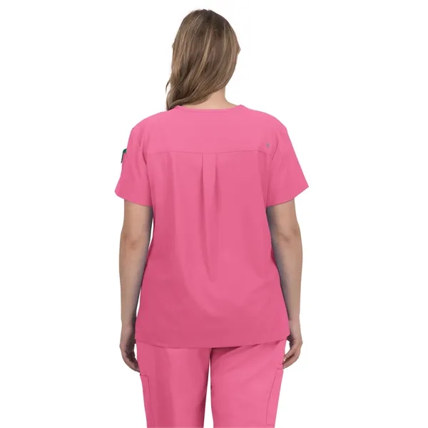 koi - Cureology - Women's 2-Pocket V-Neck Tuck-In Aura Sc...... from ASI 86018 Scrub Authority / Uniform Stores