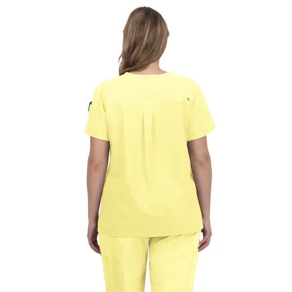 koi - Cureology - Women's 2-Pocket V-Neck Tuck-In Aura Sc...... from ASI 86018 Scrub Authority / Uniform Stores