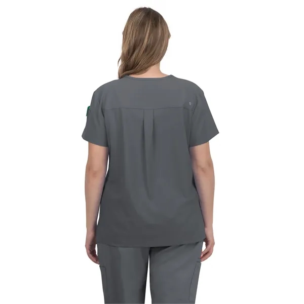 koi - Cureology - Women's 2-Pocket V-Neck Tuck-In Aura Sc...... from ASI 86018 Scrub Authority / Uniform Stores
