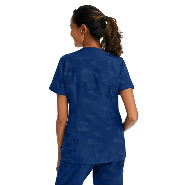 Healing Hands Purple Label Joy Camo Top... from ASI 86018 Scrub Authority / Uniform Stores