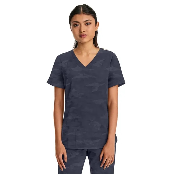 Healing Hands Purple Label Joy Camo Top... from ASI 86018 Scrub Authority / Uniform Stores