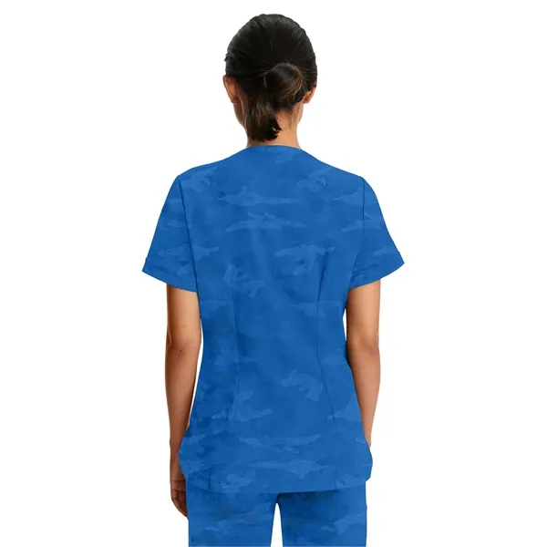 Healing Hands Purple Label Joy Camo Top... from ASI 86018 Scrub Authority / Uniform Stores