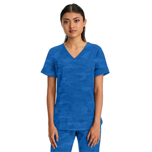 Healing Hands Purple Label Joy Camo Top... from ASI 86018 Scrub Authority / Uniform Stores