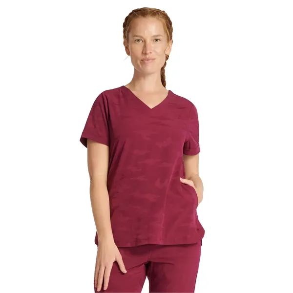Healing Hands Purple Label Joy Camo Top... from ASI 86018 Scrub Authority / Uniform Stores