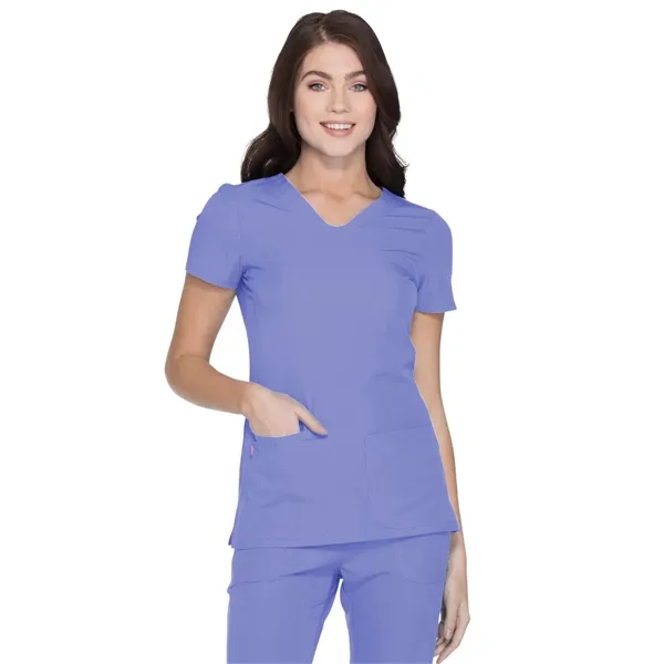 HeartSoul Break on Through Women's Shaped V-Neck Top... from ASI 86018 Scrub Authority / Uniform Stores