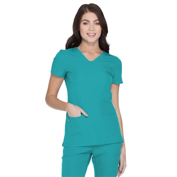 HeartSoul Break on Through Women's Shaped V-Neck Top... from ASI 86018 Scrub Authority / Uniform Stores