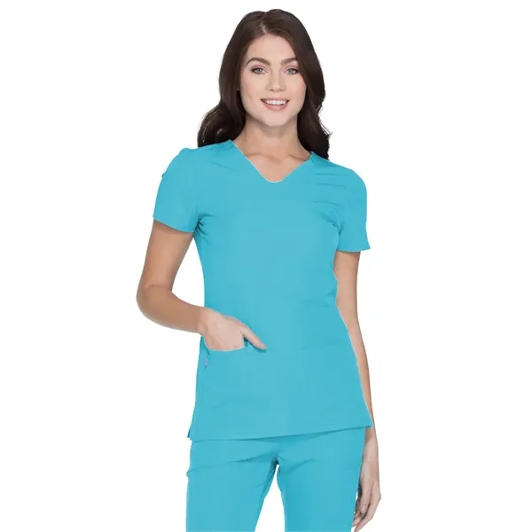 HeartSoul Break on Through Women's Shaped V-Neck Top... from ASI 86018 Scrub Authority / Uniform Stores