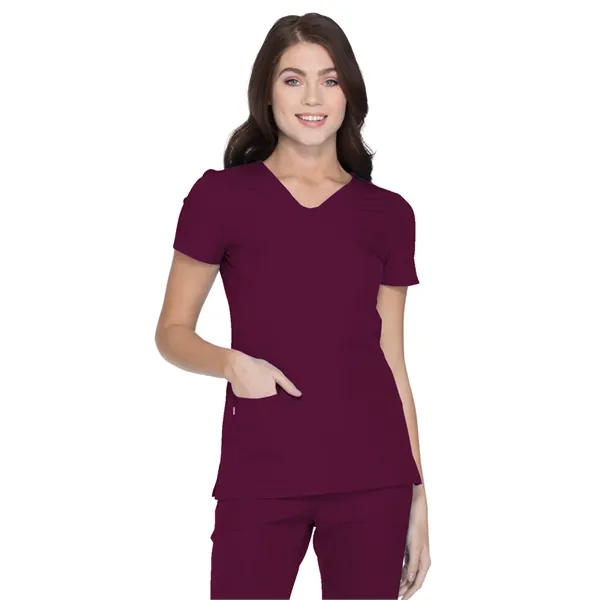 HeartSoul Break on Through Women's Shaped V-Neck Top... from ASI 86018 Scrub Authority / Uniform Stores
