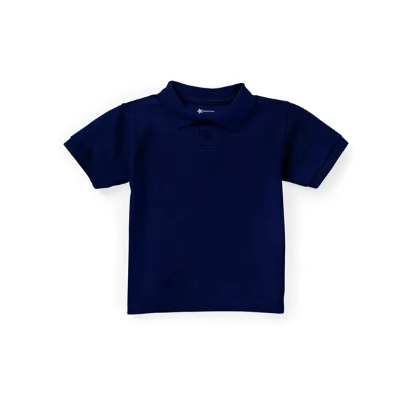Classroom Uniforms Unisex Short Sleeve Pique Polo for Preschool... from ASI 86018 Scrub Authority / Uniform Stores