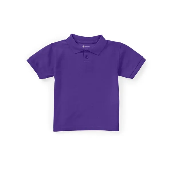 Classroom Uniforms Unisex Short Sleeve Pique Polo for Preschool... from ASI 86018 Scrub Authority / Uniform Stores