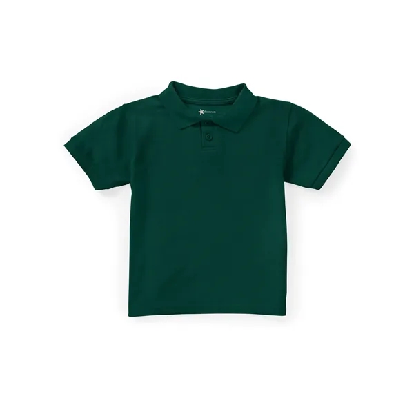 Classroom Uniforms Unisex Short Sleeve Pique Polo for Preschool... from ASI 86018 Scrub Authority / Uniform Stores