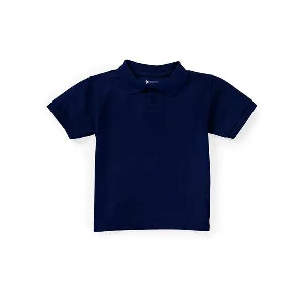 Classroom Uniforms Unisex Short Sleeve Pique Polo for Preschool... from ASI 86018 Scrub Authority / Uniform Stores