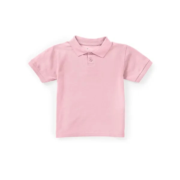 Classroom Uniforms Unisex Short Sleeve Pique Polo for Preschool... from ASI 86018 Scrub Authority / Uniform Stores