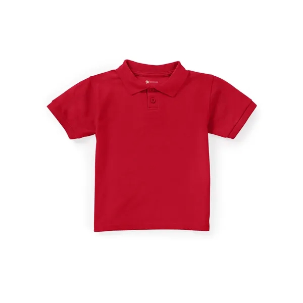 Classroom Uniforms Unisex Short Sleeve Pique Polo for Preschool... from ASI 86018 Scrub Authority / Uniform Stores