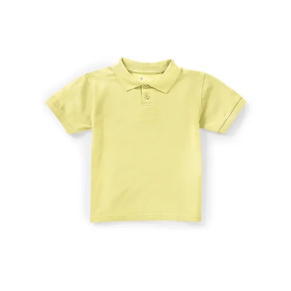 Classroom Uniforms Unisex Short Sleeve Pique Polo for Preschool... from ASI 86018 Scrub Authority / Uniform Stores