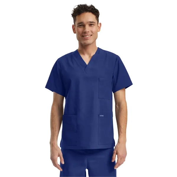 Landau - Essentials - Unisex V-Neck Scrub Top... from ASI 86018 Scrub Authority / Uniform Stores