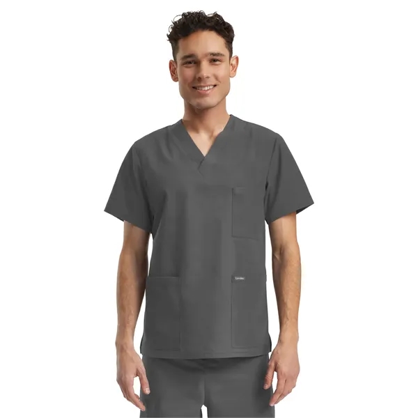 Landau - Essentials - Unisex V-Neck Scrub Top... from ASI 86018 Scrub Authority / Uniform Stores