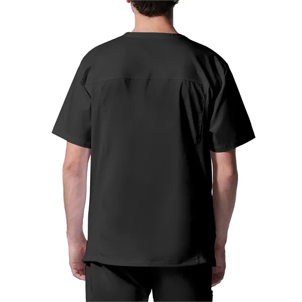 Landau ProFlex Men's Rib-Knit V-Neck Top... from ASI 86018 Scrub Authority / Uniform Stores